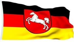 Niedersachsen, Fahne, Flagge, Wappen, Logo, Bundesland