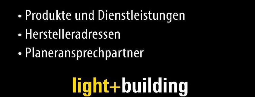DGWZ-Planerhandbuch zur Light + Building 2018