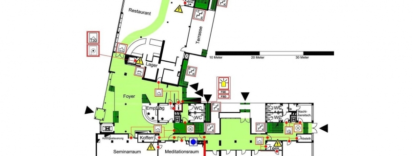 Feuerwehrplan nach DIN 14095