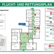 Flucht- und Rettungsplan nach DIN ISO 23601