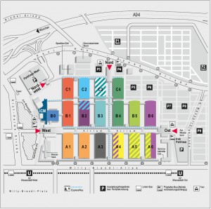 Hallenplan / Geländeplan - BAU 2019 Messe München